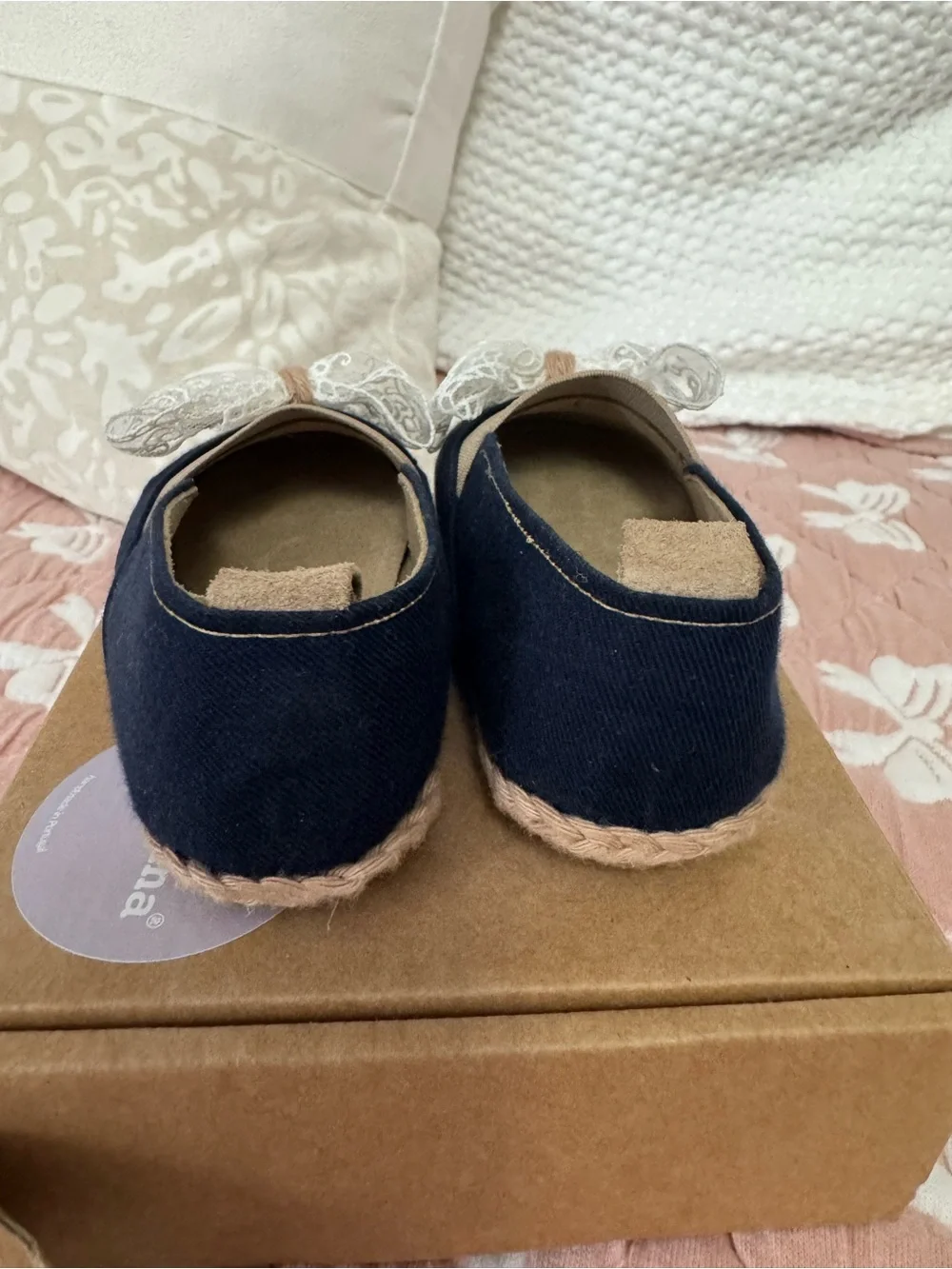 Pegorina Mary-Jane navy baby shoes - Size